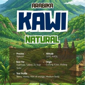 Espresso Roast Arabika Kawi Natural
