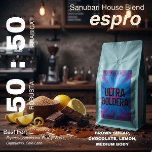 House Blend Espresso 50% Robusta : 50% Arabica